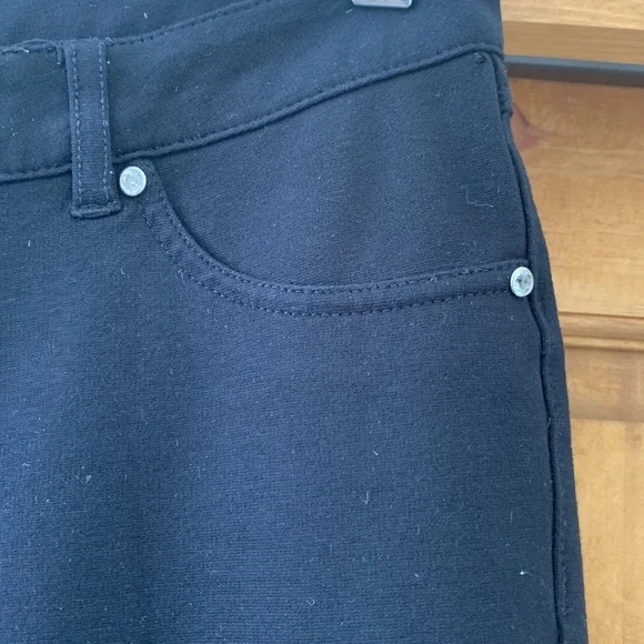 Cisono black stretch pants size Large but runs small - Picture 3 of 7